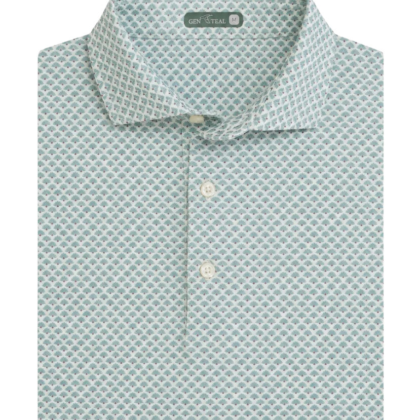 Genteal Apparel - Agave Printed Performance Polo