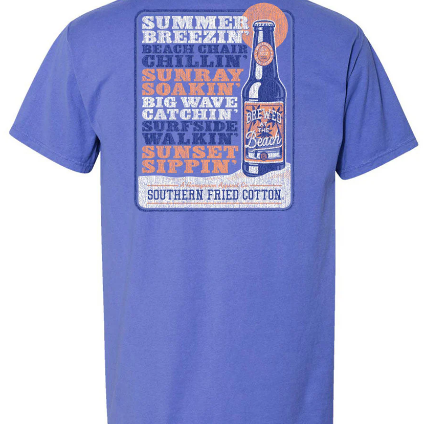 Southern Fried Cotton - Brewed At The Beach Tee