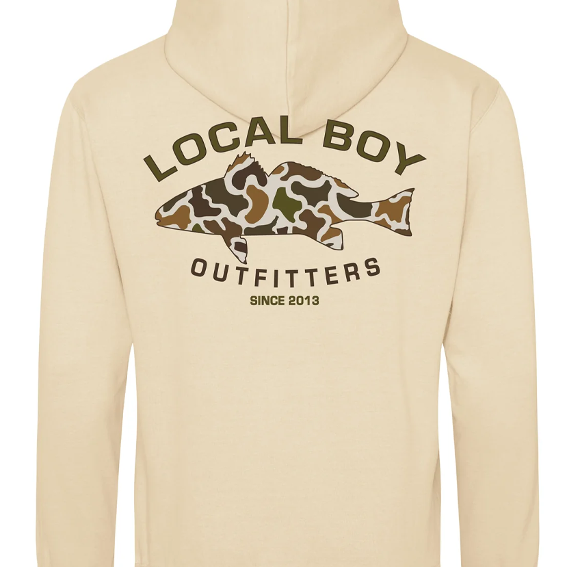 Local Boy - Vintage Redfish Cotton Hoodie