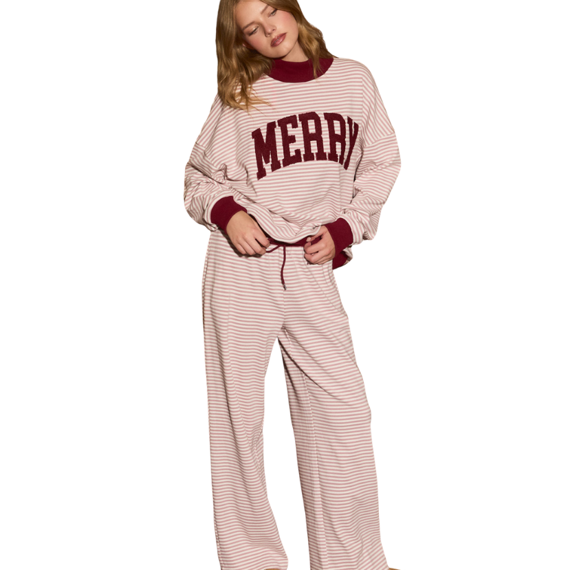 Merry Stripe Lounge Pants