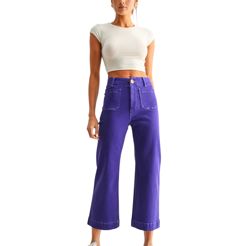 Hattie High Rise Wide Leg Jeans