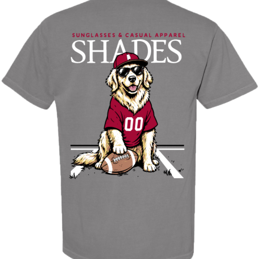 Shades - Alabama Pigskin Pup Tee