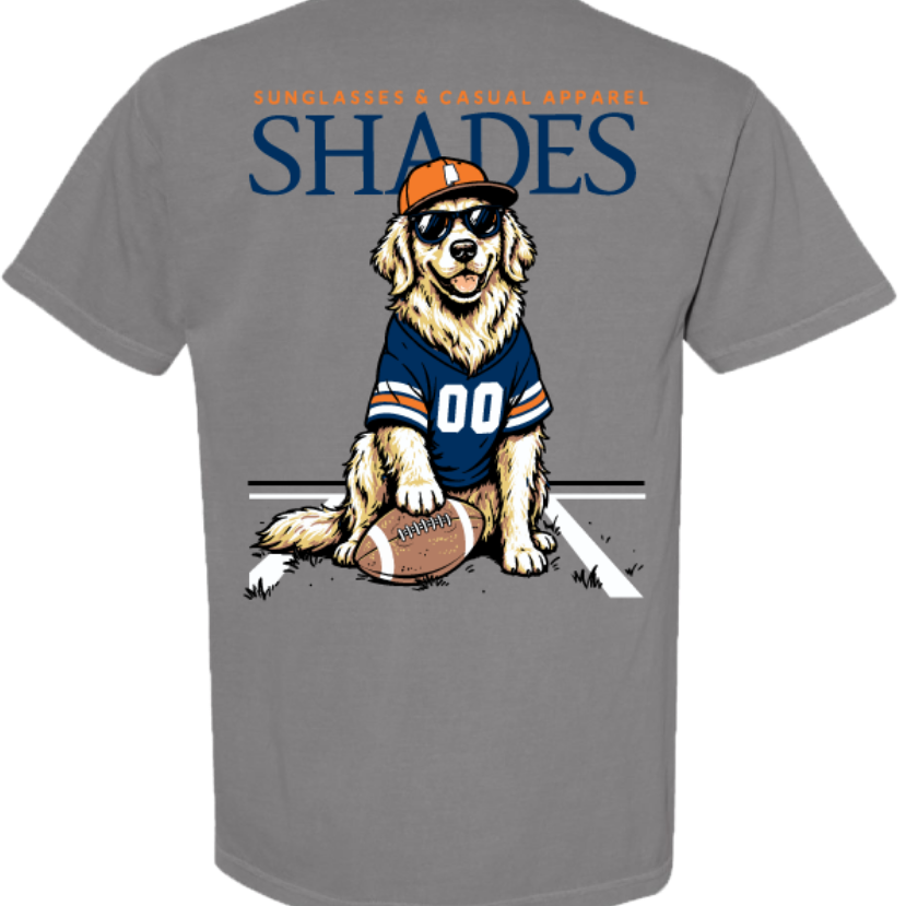 Shades - Auburn Pigskin Pup Tee