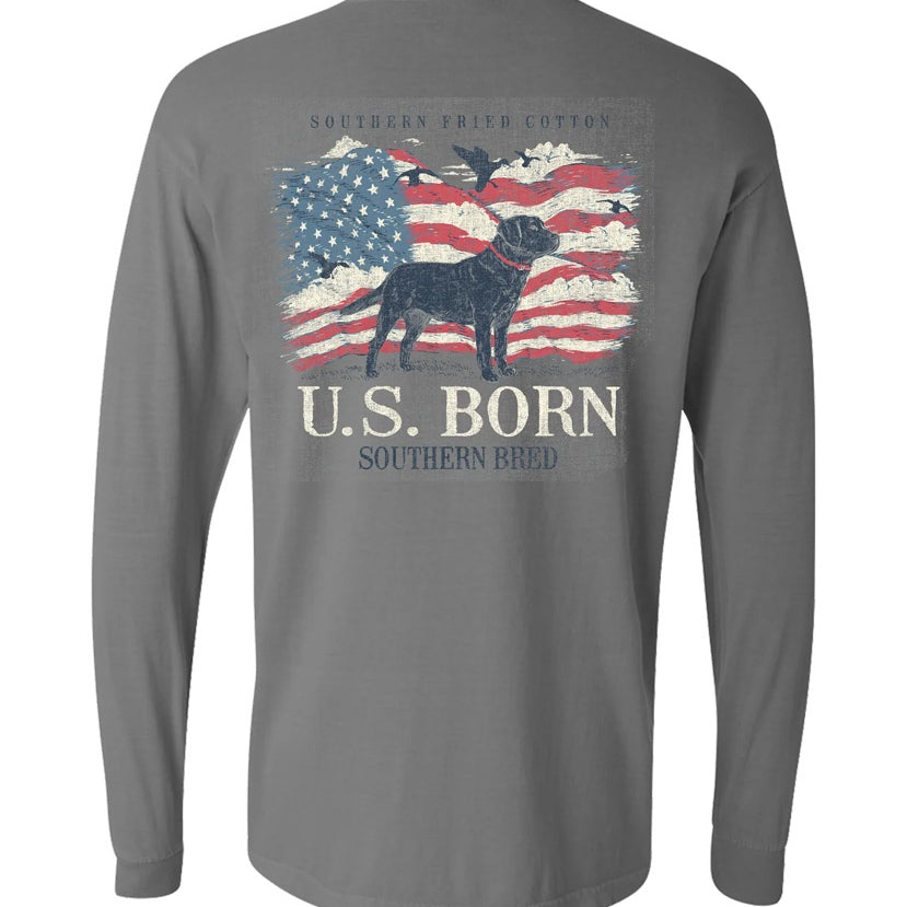 Southern Fried Cotton - Southern Bred Lab Long Sleeve