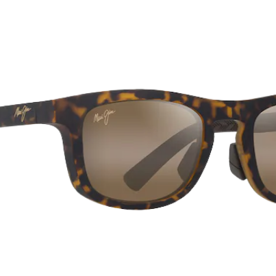 Maui Jim polarized Sunglasses with tortoiseshell frame on a white background