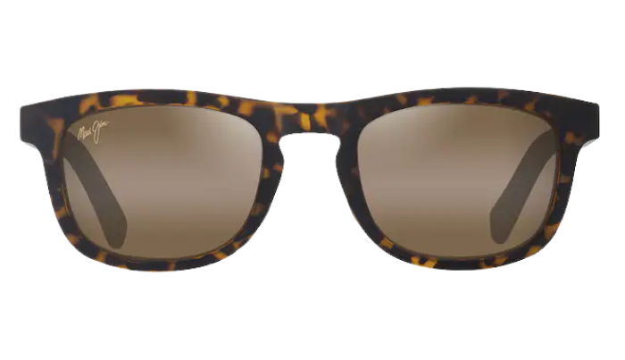 Maui Jim polarized Sunglasses with tortoiseshell frame on a white background