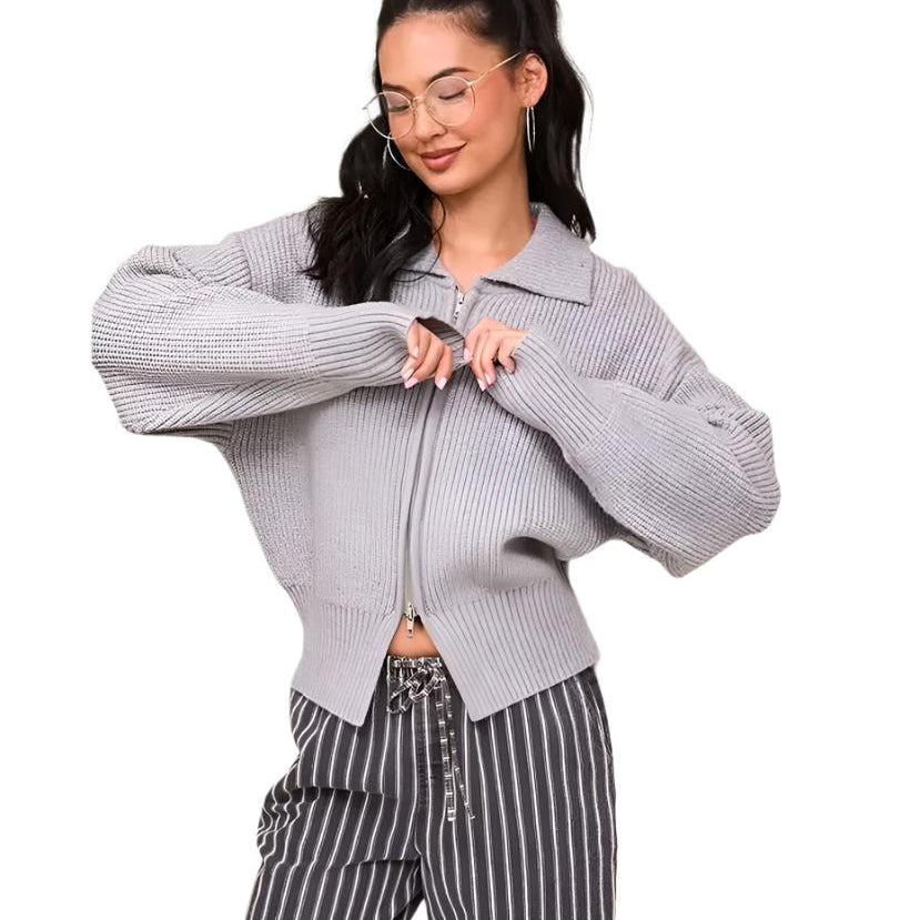 Deb Double Way Zip Sweater