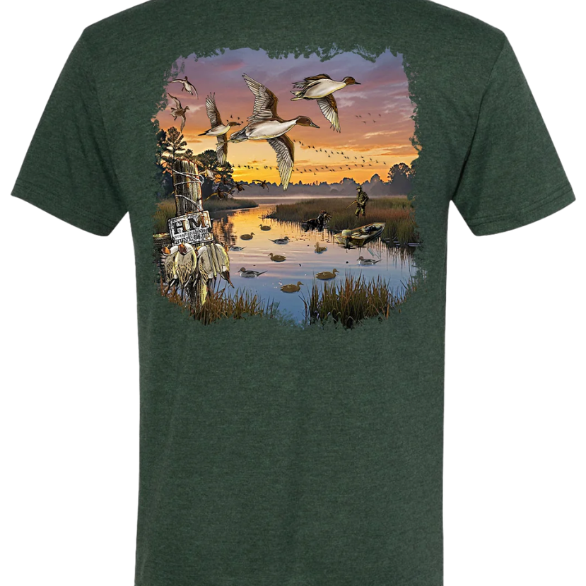 Hurricane Marsh - Pintails At The Grove Tee