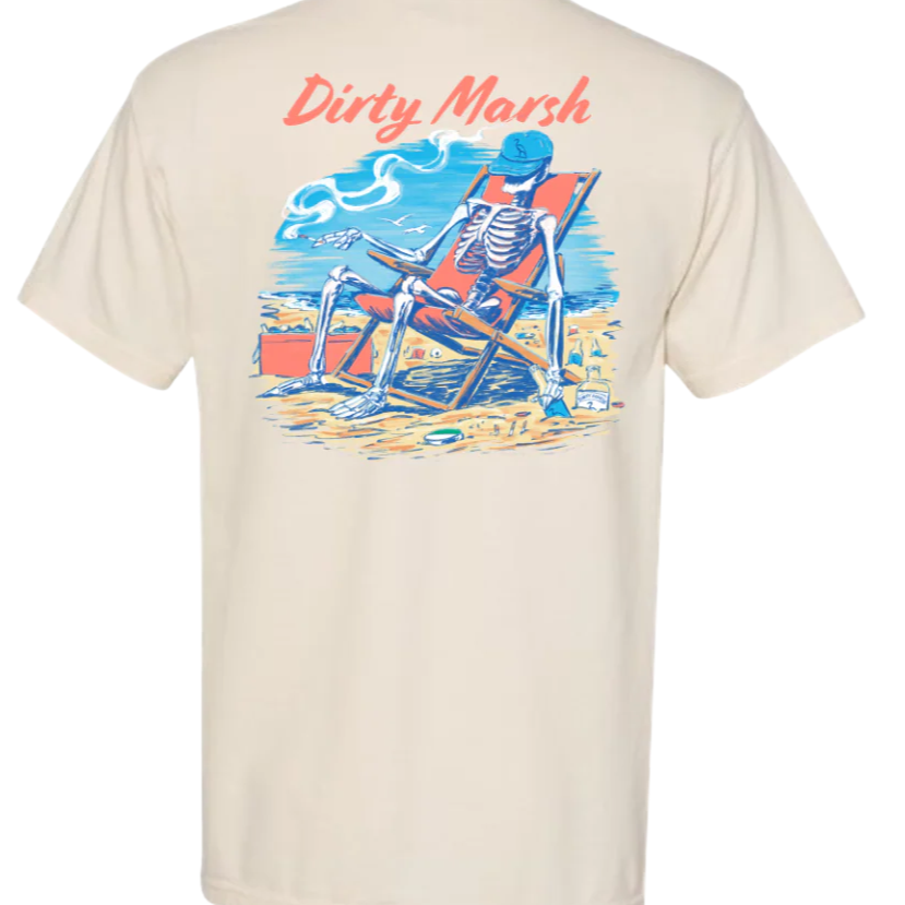 Dirty Marsh - Skelly On Da Beach Tee