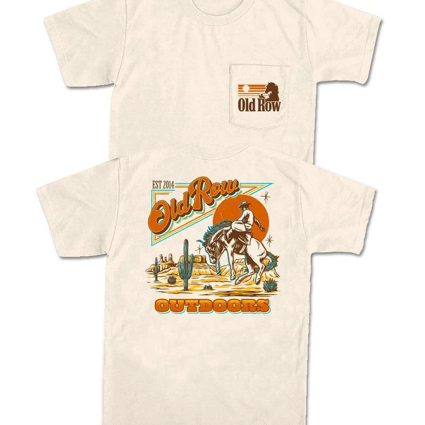 Old Row - Outdoors Cowboy Banquet Pocket Tee
