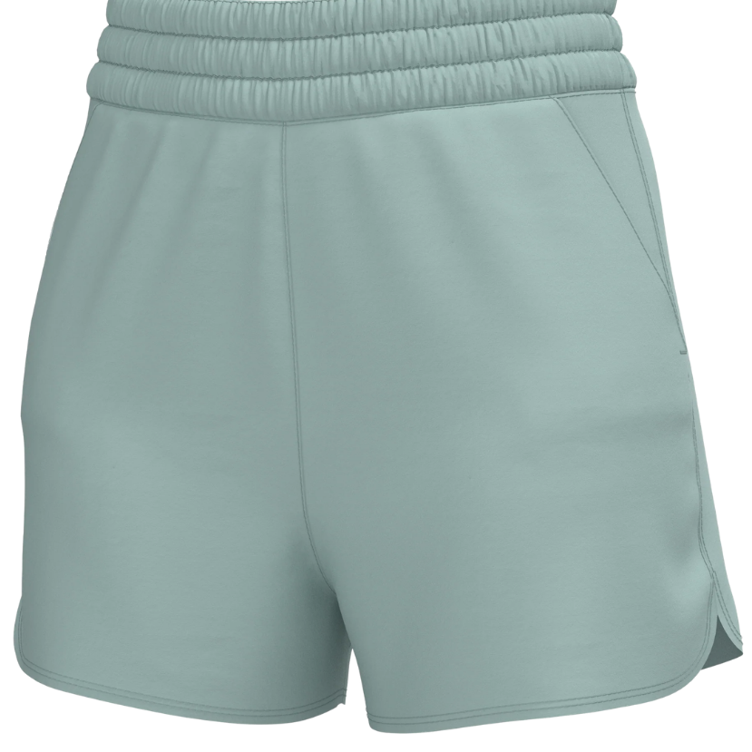 Light GREEN LOCAL GIRL VOLLEY shorts on a white background