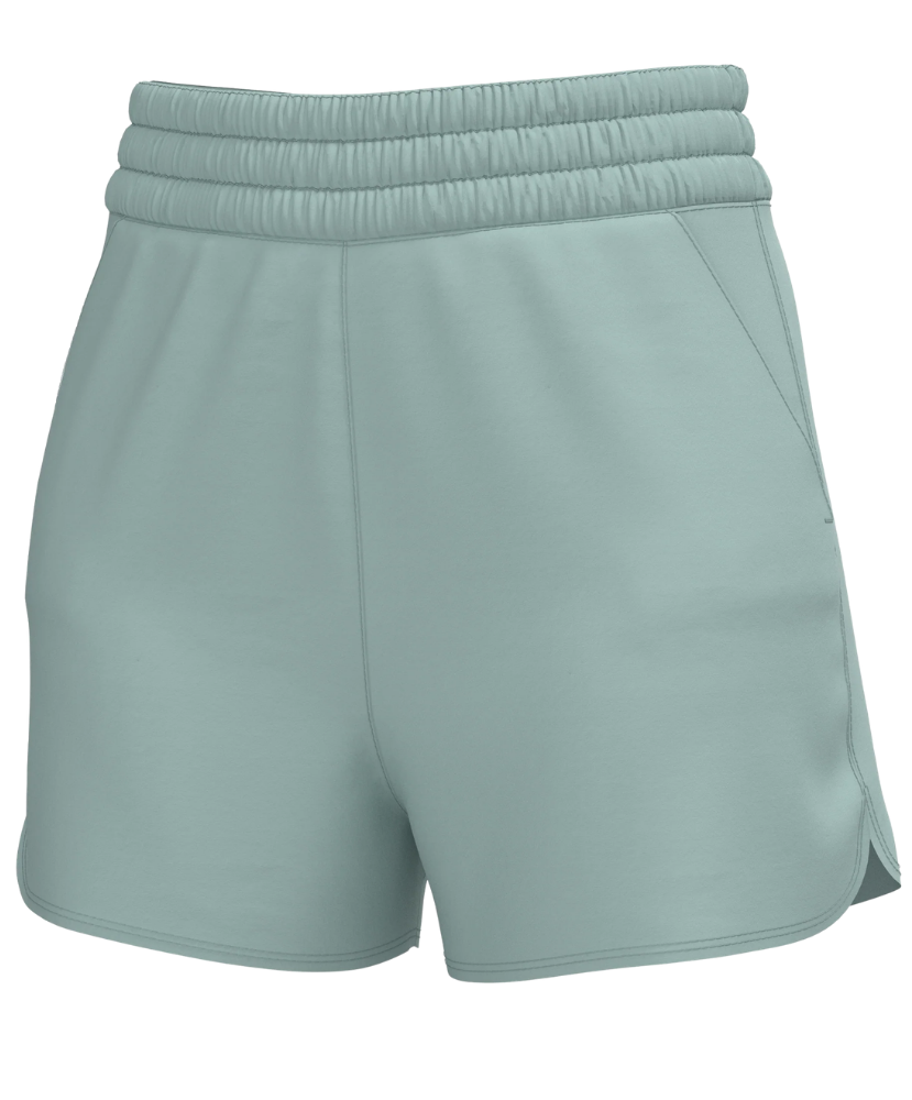 Light GREEN LOCAL GIRL VOLLEY shorts on a white background