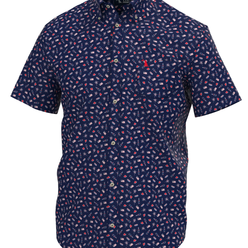 Local Boy - Land of the FREE Low Country Button Down