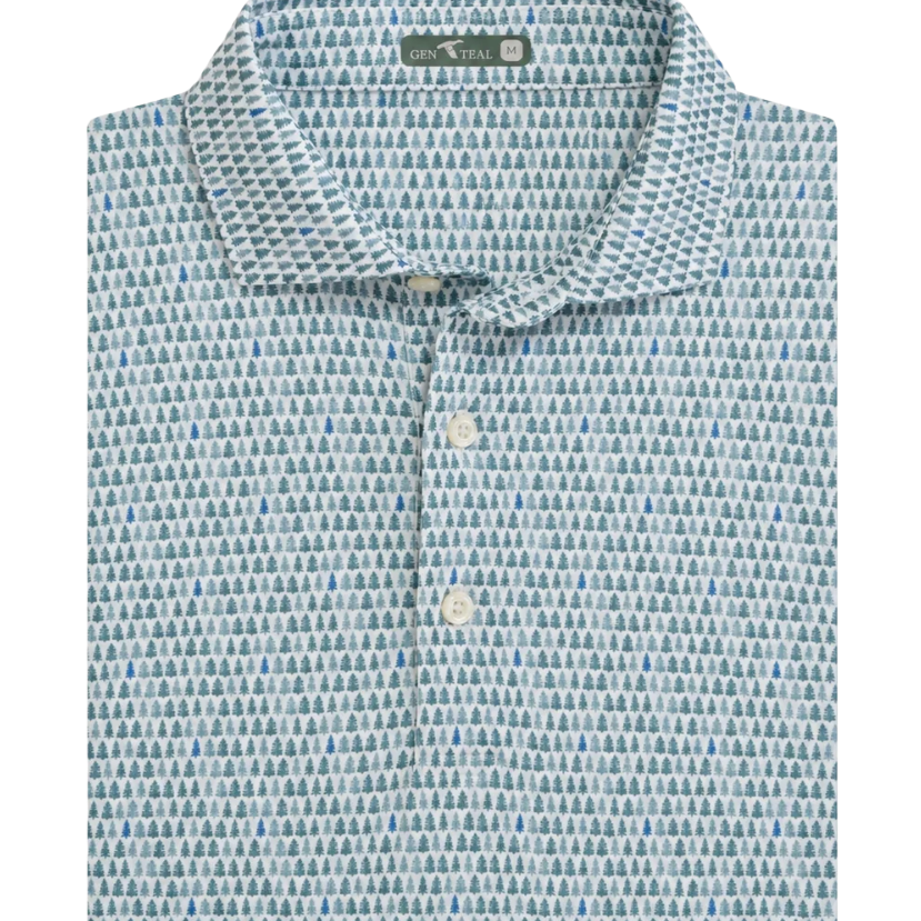 Genteal Apparel - Timberline Printed Performance Polo
