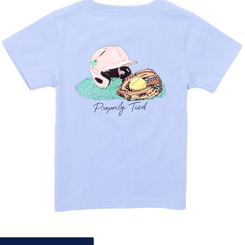 Properly Tied - Youth Softball Tee