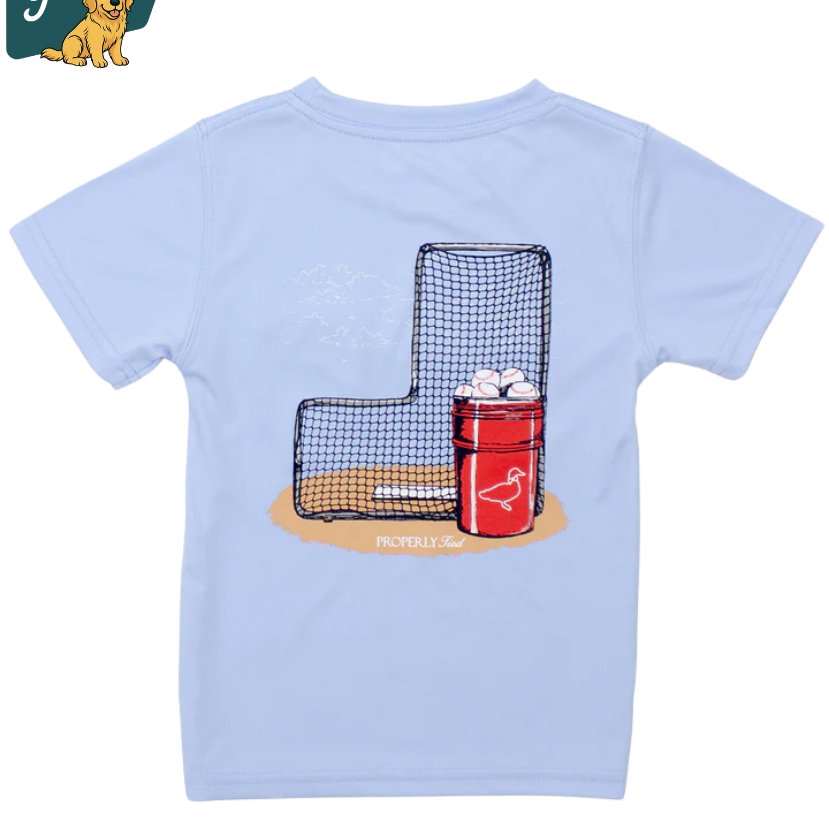 Properly Tied - Boys Performance Tee SS Baseball Bucket