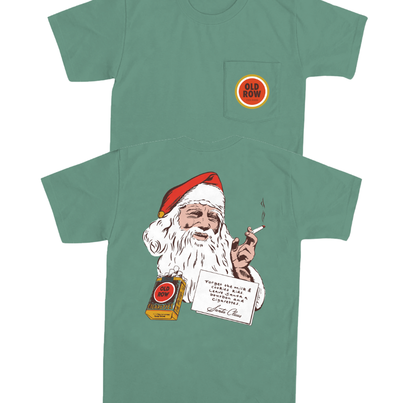 Old Row - Smoking Santa Pocket Tee
