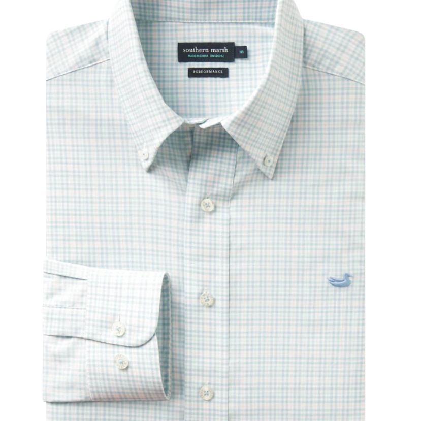 Southern Marsh - Dyer Performance Gingham Dress Shirt