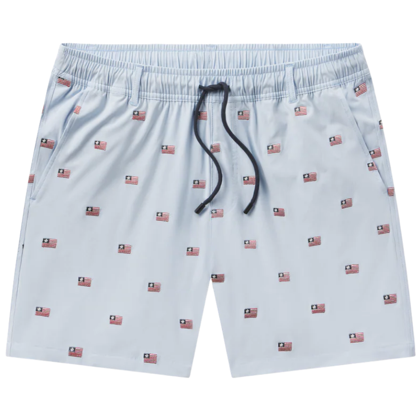 Southern Marsh - SOUTHERNCLASSICS Swim Trunk - Chambray Flags