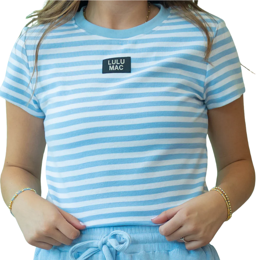 LULU MAC - Stripe Baby Doll Tee