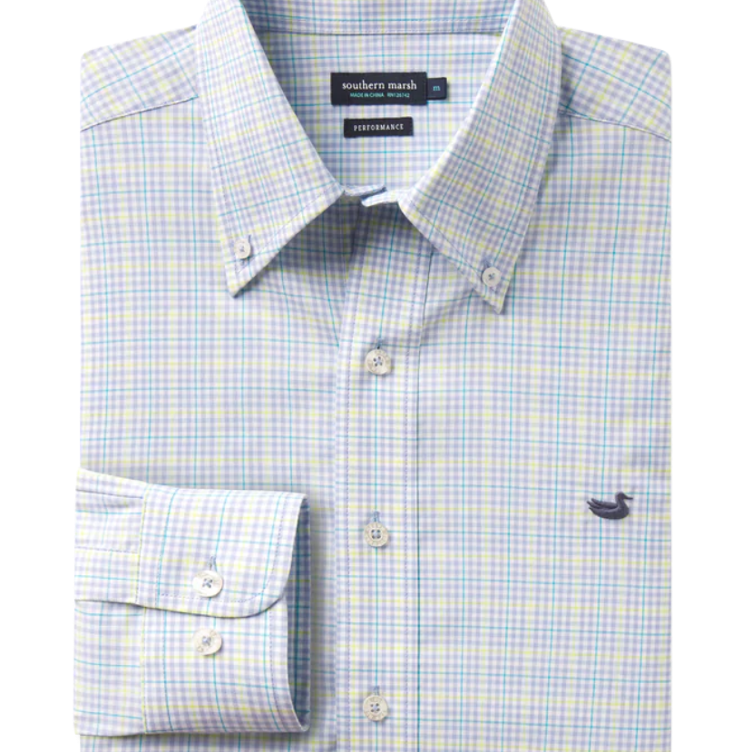 Southern Marsh - Dyer Performance Gingham Dress Shirt
