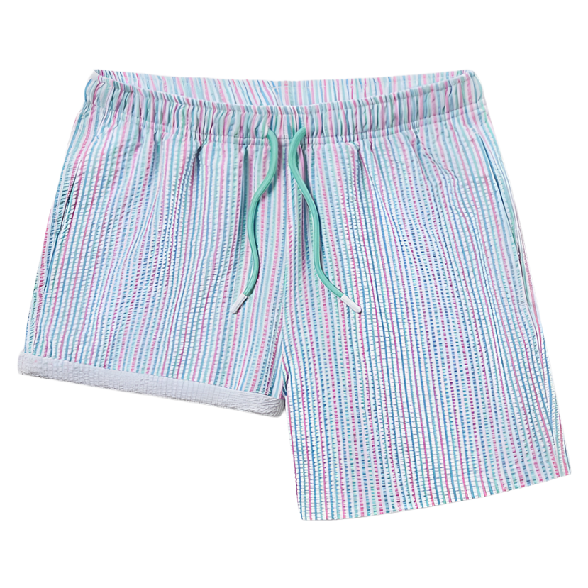 Southern Shirt Co - Clubhouse Seersucker Swim Shorts