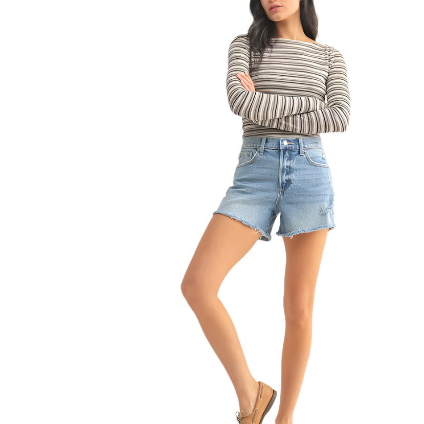 Charlie Comfort Stretch Fray Short