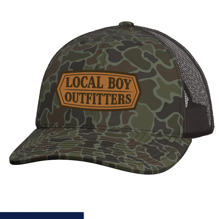Local Boy - Youth Leather Crest Trucker Hat