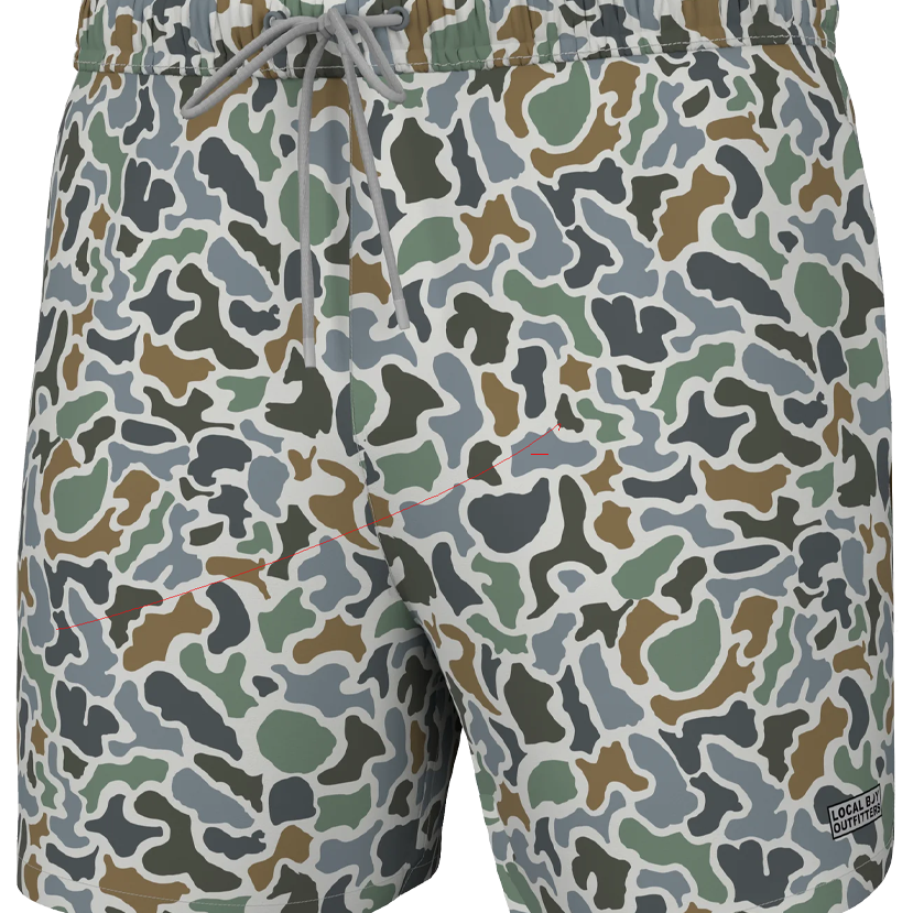 Local Boy - Camo Bayview Swim Trunk