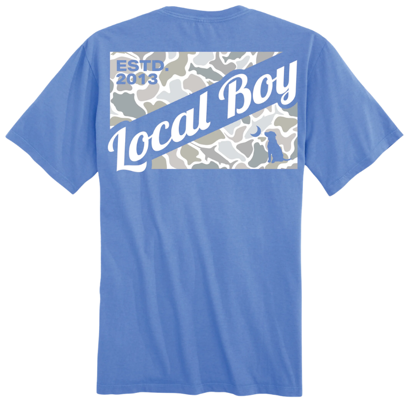 Local Boy - Camo Flag Saltwater Tee