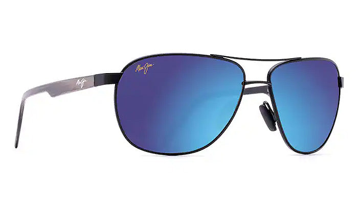 Maui Jim Castles AVIATOR Sunglasses with Bluemirror lenses on a white background