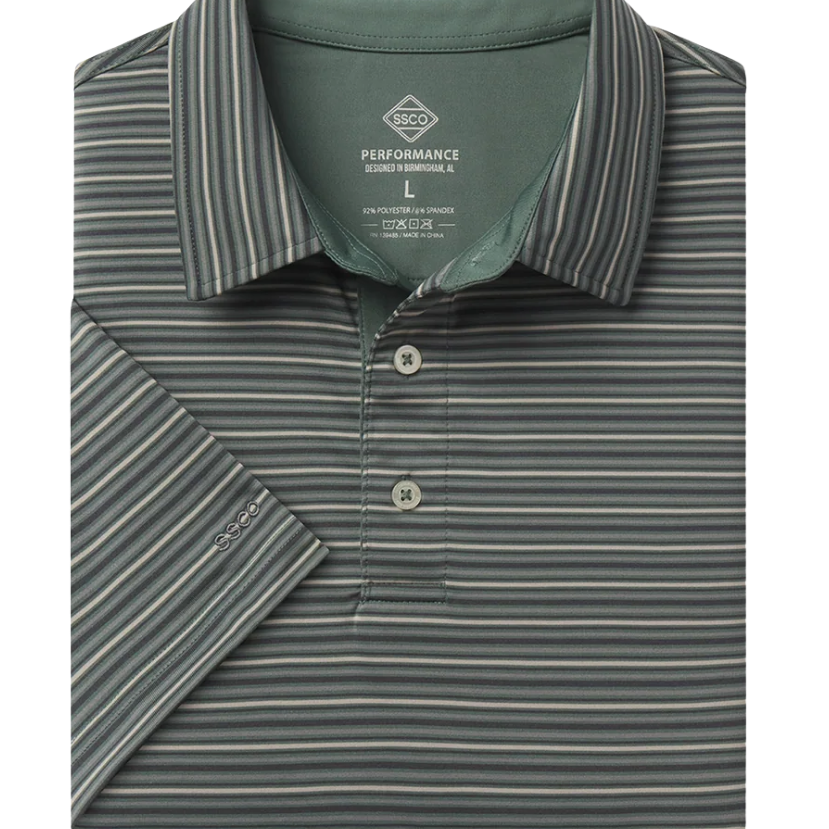 Southern Shirt Co - Riverbend Stripe Polo