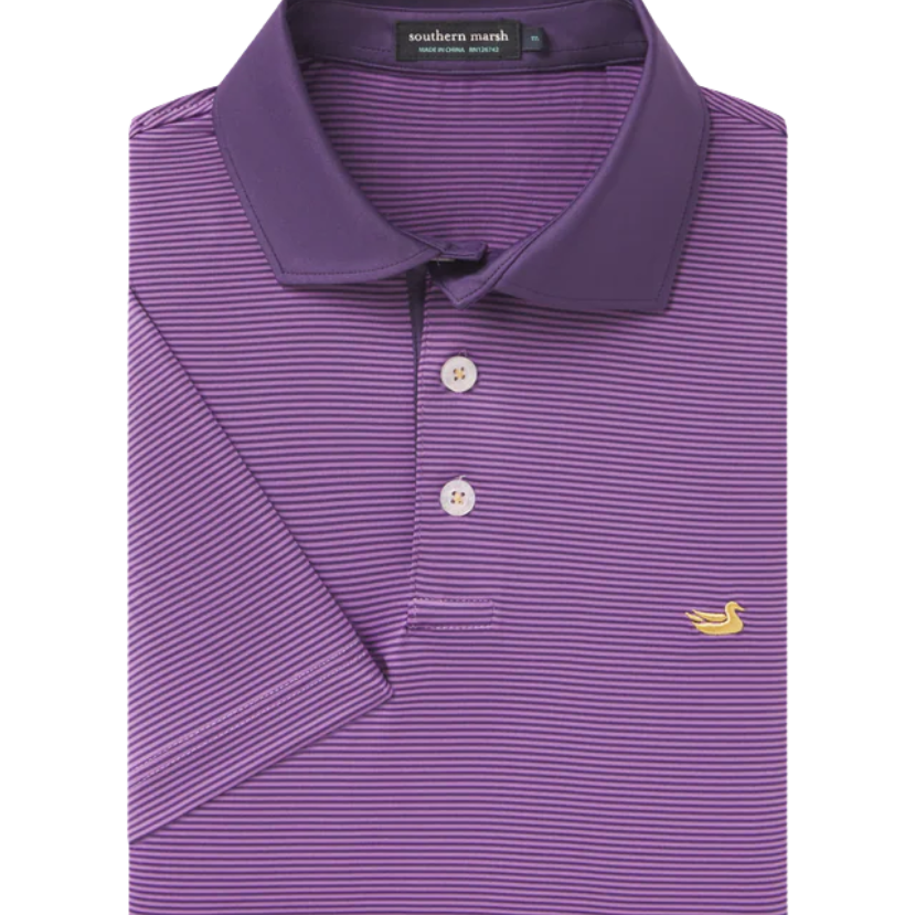 Bermuda Performance Polo - Hampton Stripe