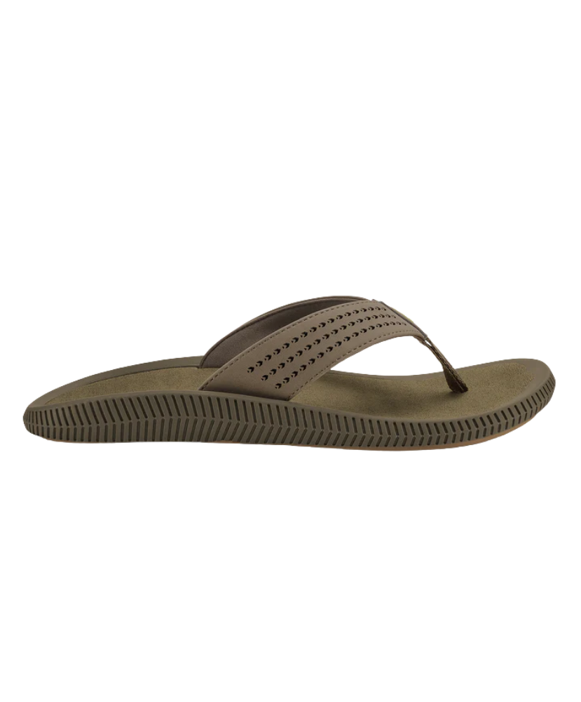 Brown sandal on a white background