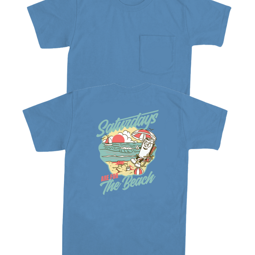 Barstool Sports - Saturdays Are For The Beach Pocket Tee