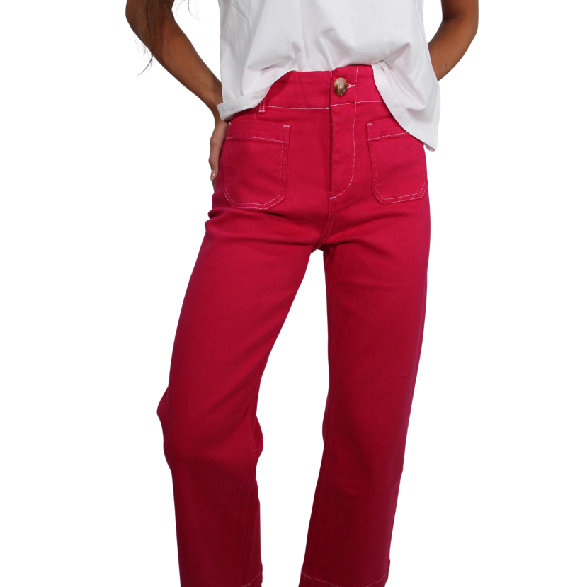 Hattie High Rise Wide Leg Jeans
