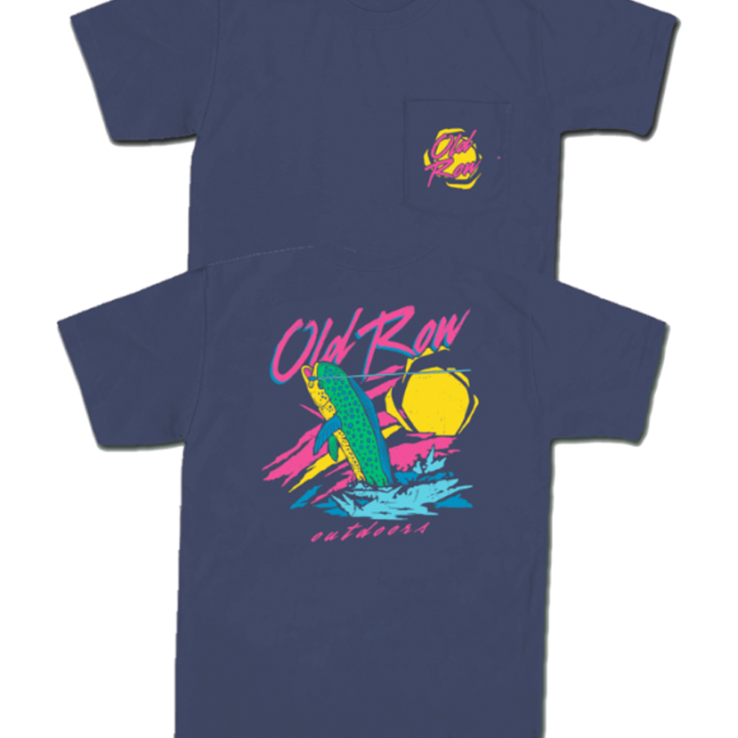 Old Row - Outdoors Neon Mahi Pocket Tee
