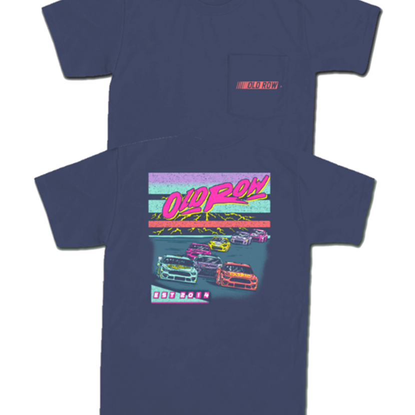 Old Row - Neon Racing Pocket Tee