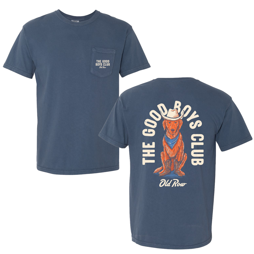 Old Row - GBC Cowboy Retriever Pocket Tee