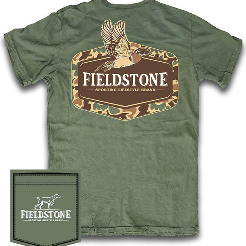 Fieldstone - Camo Wood Duck Tee