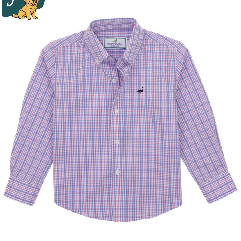 Properly Tied - Youth Seasonal Sportshirt LS