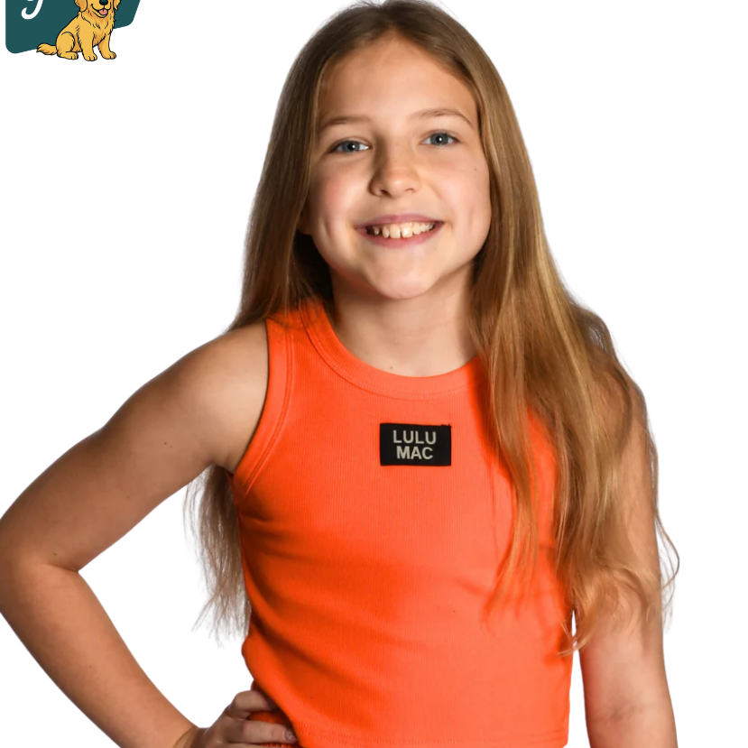 LULU MAC - Girls Solid Tank
