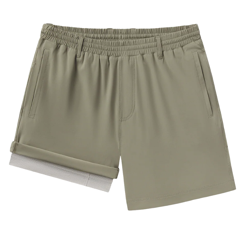 OLIVE Southern Shirt Everyday shorts on a white background