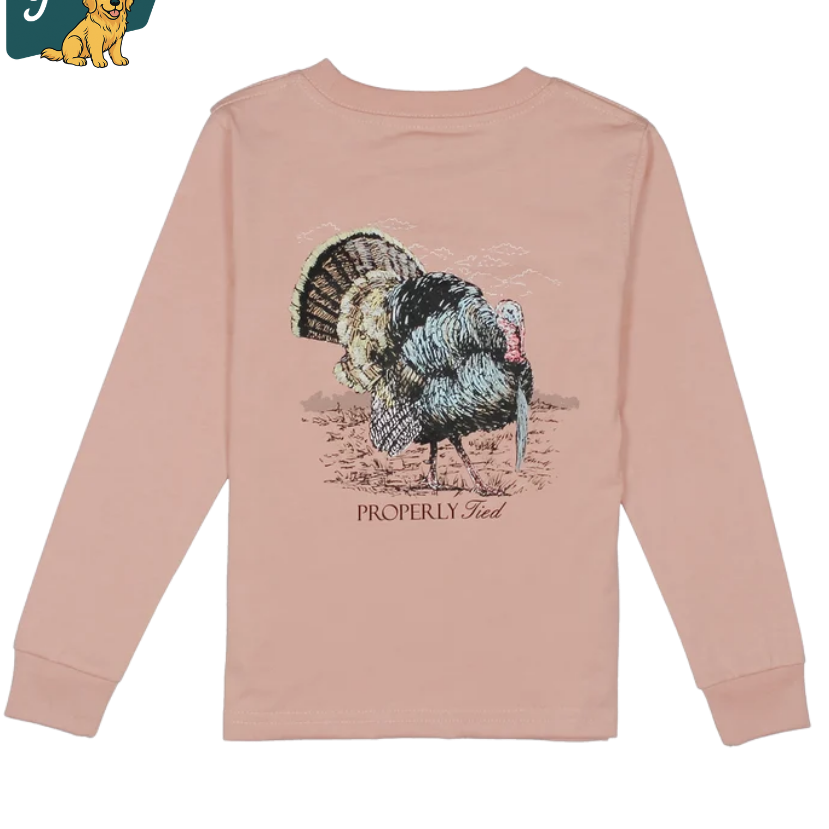 Properly Tied - Youth Gobbler LS Tee