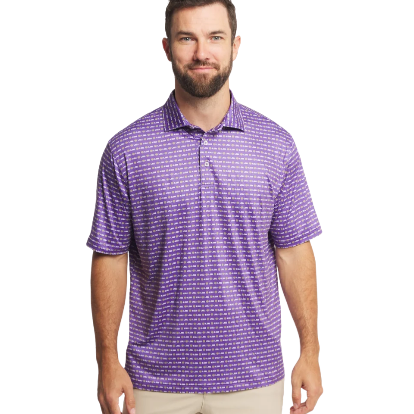 Southern Marsh - Collegiate Performance Polo - LSU