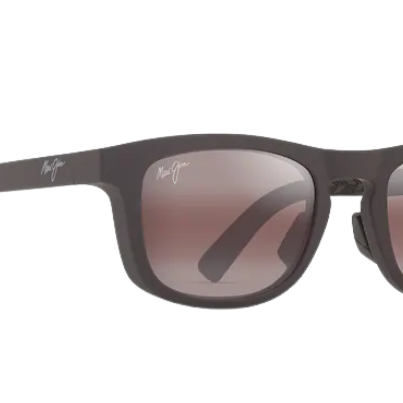 Maui Jim polarized Sunglasses with a dark frame and gradient lenses on a white background