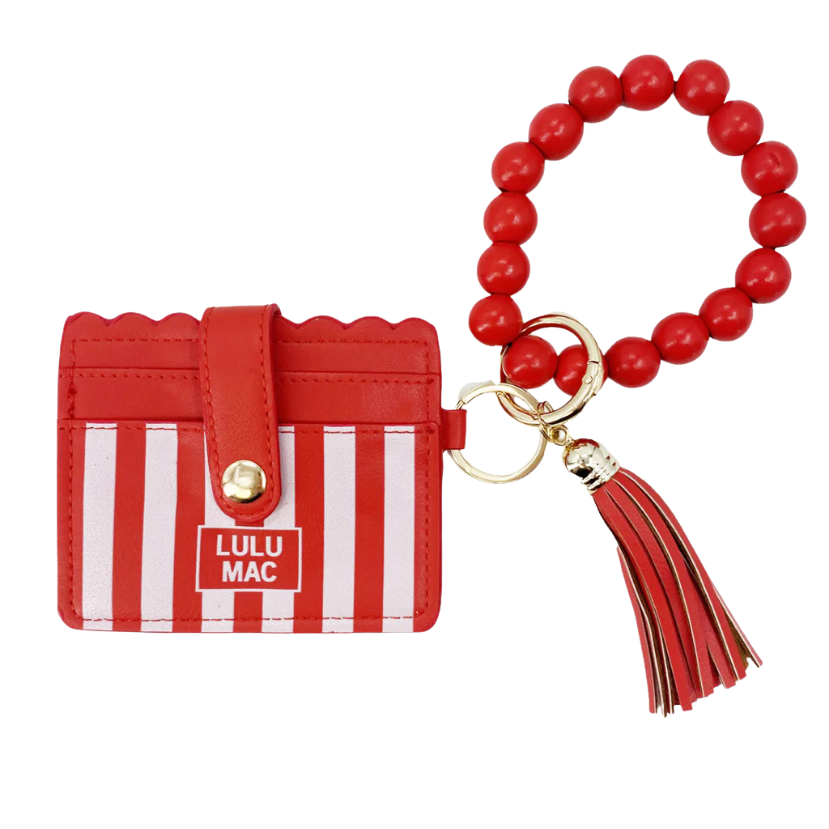 LULU MAC - Beaded Wristlet ID Wallet
