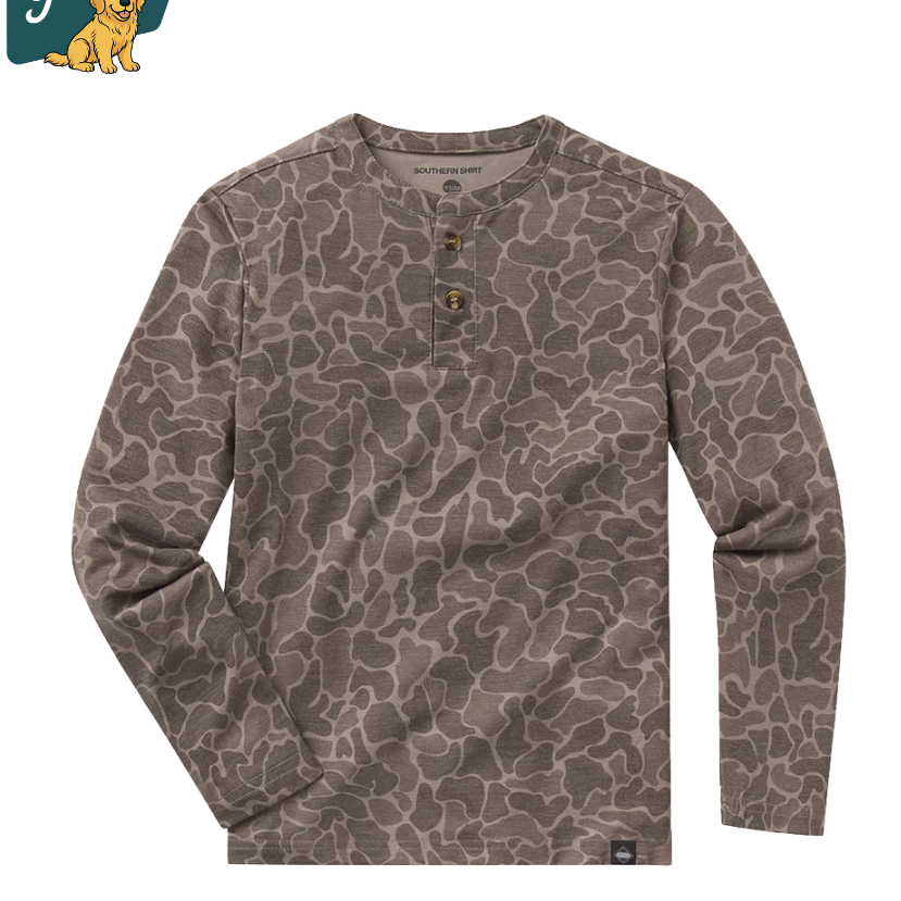 Southern Shirt Co - Boys Max Comfort Henley LS