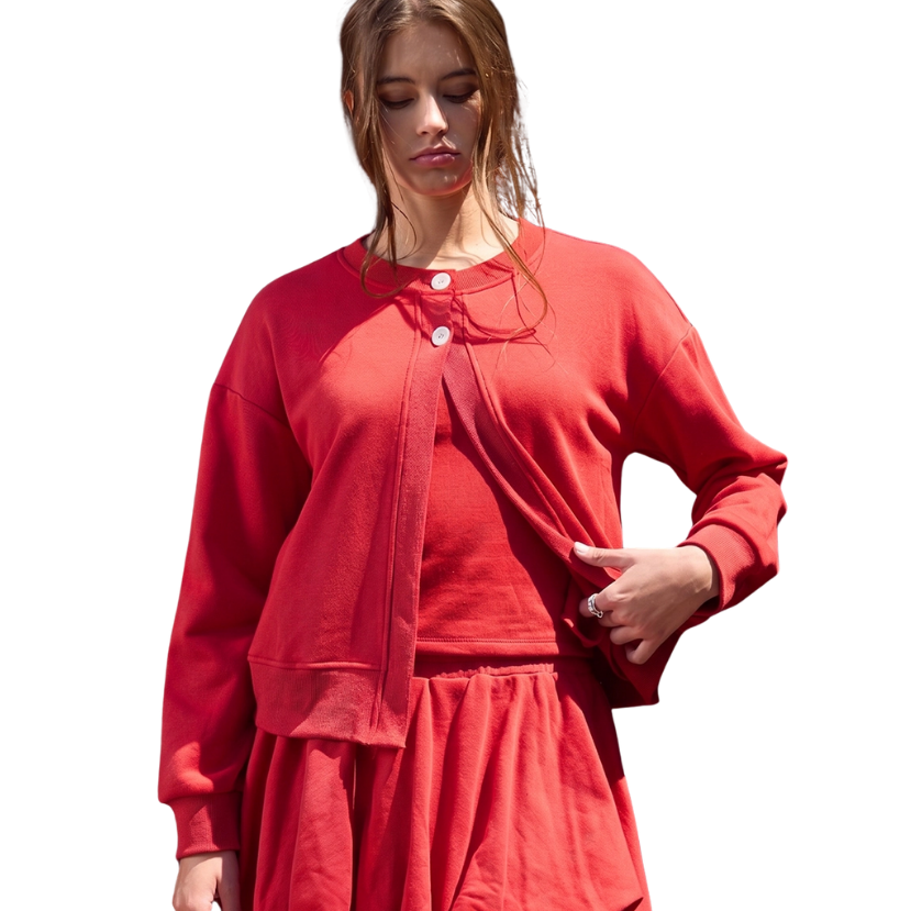 Vivi Button Front Cardigan