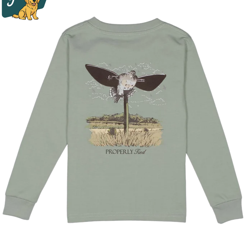 Properly Tied - Youth Dove Decoy LS Tee
